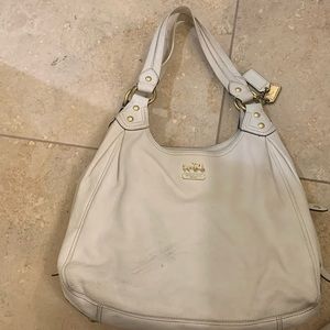 Authentic leather, genuine coach purse